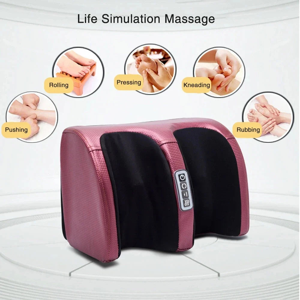 Quick and Effective Foot & Leg Massager for Instant Relaxation, Feel the Relief: Deep Tissue Shiatsu Massage for Tired Feet and Legs!