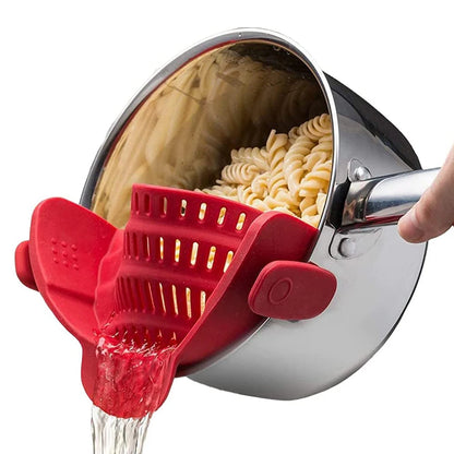 Silicone Clip-On Pan Strainer