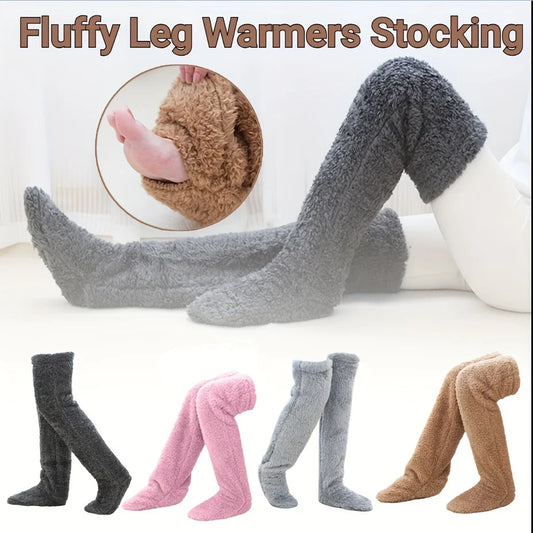 Ultra-Soft Fuzzy Long Winter Socks – Keep Your Feet Warm & Cozy All Season