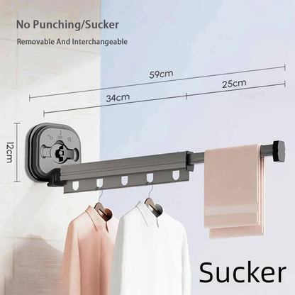 Retractable Aluminum Clothes Hanger