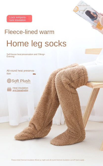 Ultra-Soft Fuzzy Long Winter Socks – Keep Your Feet Warm & Cozy All Season