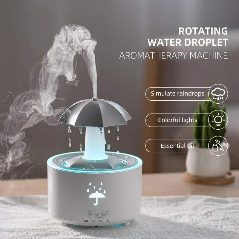 Rain-Effect Umbrella Diffuser – Create Cozy Indoor Showers!