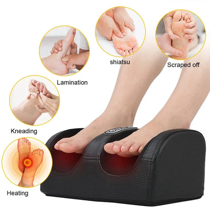 Quick and Effective Foot & Leg Massager for Instant Relaxation, Feel the Relief: Deep Tissue Shiatsu Massage for Tired Feet and Legs!