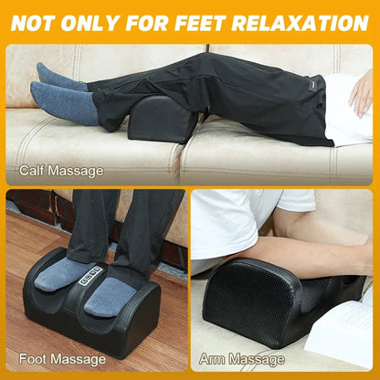 Quick and Effective Foot & Leg Massager for Instant Relaxation, Feel the Relief: Deep Tissue Shiatsu Massage for Tired Feet and Legs!