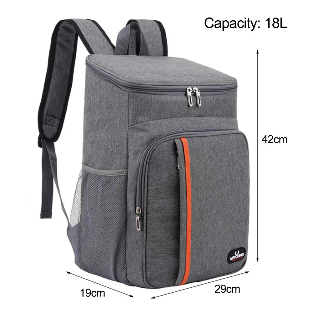 Backpack Cooler Leakproof Insulated Waterproof Backpack Cooler Bag, Lightweight Soft Beach Cooler Backpack for Men Women to Work Lunch Picnics Camping Hiking, 30 Cans