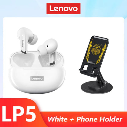 Original Lenovo LP5 Wireless Bluetooth Earbuds HiFi Music Earphones Headphones Sports Waterproof Headset With Mic Earbuds New