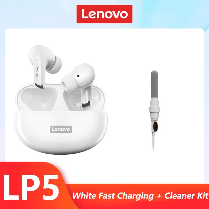 Original Lenovo LP5 Wireless Bluetooth Earbuds HiFi Music Earphones Headphones Sports Waterproof Headset With Mic Earbuds New