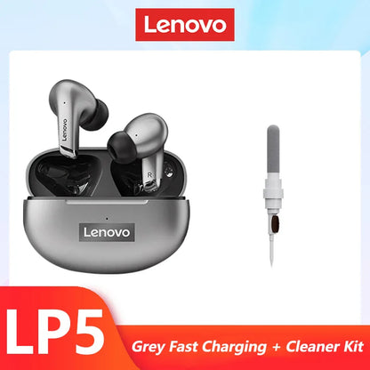 Original Lenovo LP5 Wireless Bluetooth Earbuds HiFi Music Earphones Headphones Sports Waterproof Headset With Mic Earbuds New