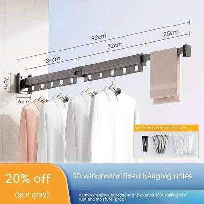 Retractable Aluminum Clothes Hanger